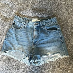 Denim shorts